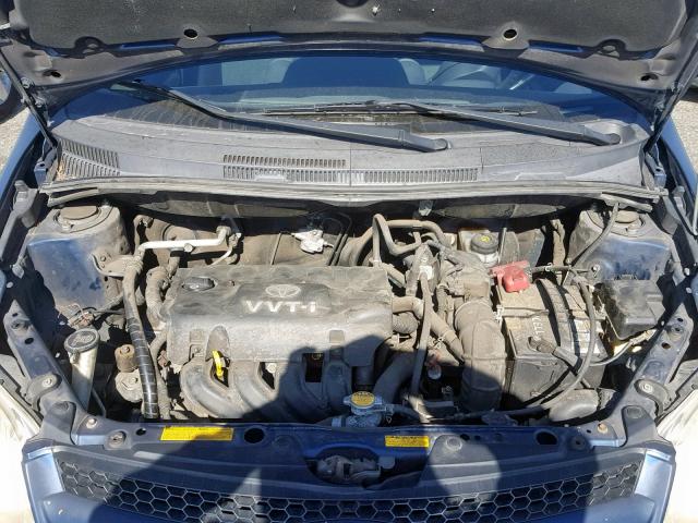 JTKKT624860150376 - 2006 TOYOTA SCION XA BLUE photo 7