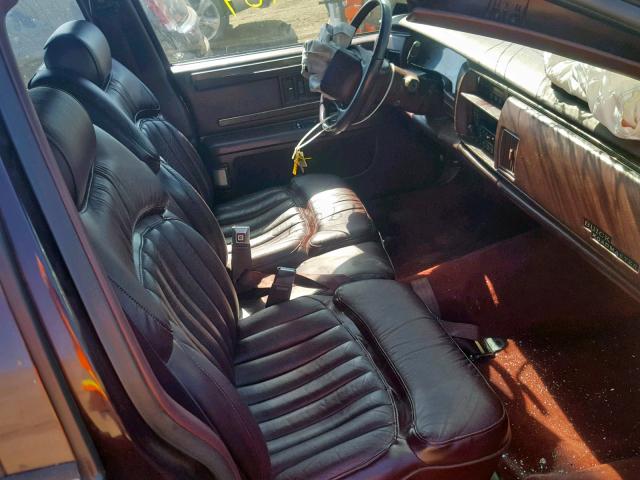 1G4BN52P1SR425626 - 1995 BUICK ROADMASTER BURGUNDY photo 5