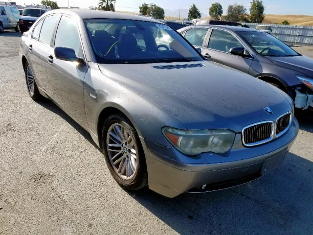 WBAGL63434DP72186 - 2004 BMW 745 I GRAY photo 1