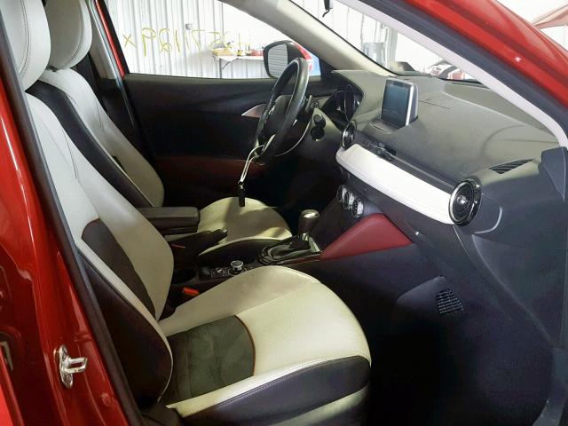 JM1DKBD75G0107778 - 2016 MAZDA CX-3 GRAND RED photo 5