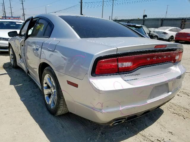 2C3CDXHG4CH271448 - 2012 DODGE CHARGER SX SILVER photo 3