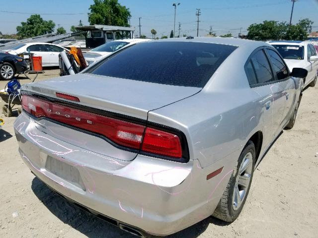 2C3CDXHG4CH271448 - 2012 DODGE CHARGER SX SILVER photo 4