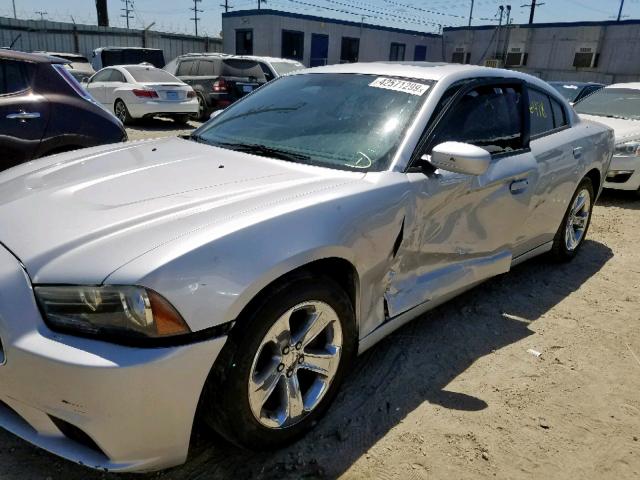 2C3CDXHG4CH271448 - 2012 DODGE CHARGER SX SILVER photo 9