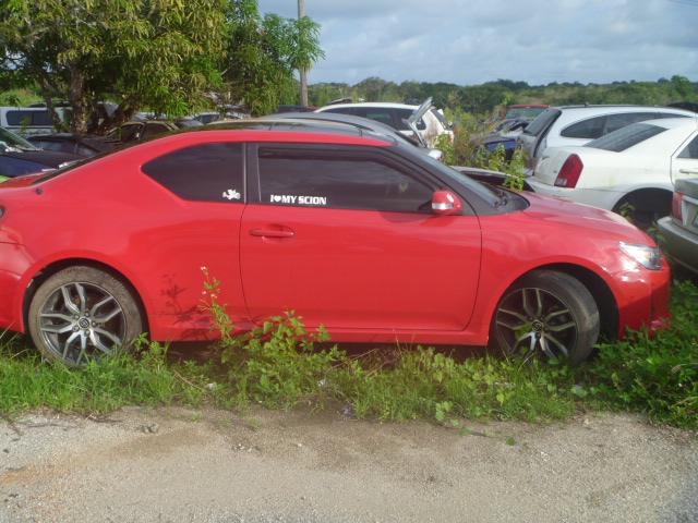 JTKJF5C75F3090058 - 2015 TOYOTA SCION TC 红色 照片 9