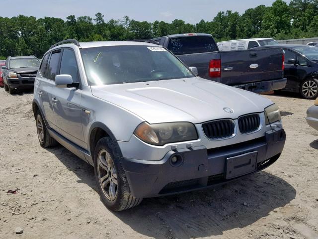 WBXPA93435WD16906 - 2005 BMW X3 3.0I SILVER photo 1