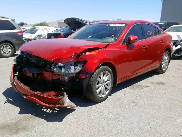 JM1GJ1U58F1185554 - 2015 MAZDA 6 SPORT RED photo 2