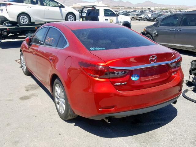 JM1GJ1U58F1185554 - 2015 MAZDA 6 SPORT RED photo 3