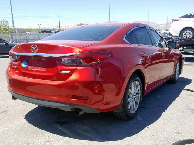 JM1GJ1U58F1185554 - 2015 MAZDA 6 SPORT RED photo 4