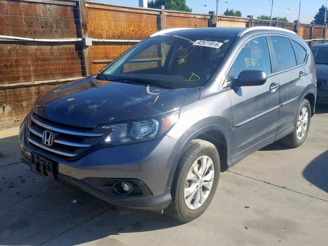 5J6RM4H72EL102808 - 2014 HONDA CR-V EXL CHARCOAL photo 2