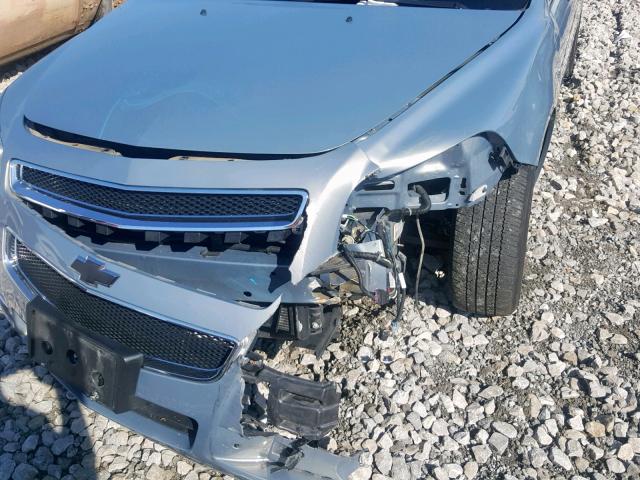 1G1ZH57BX9F134585 - 2009 CHEVROLET MALIBU 1LT 银色 照片 9