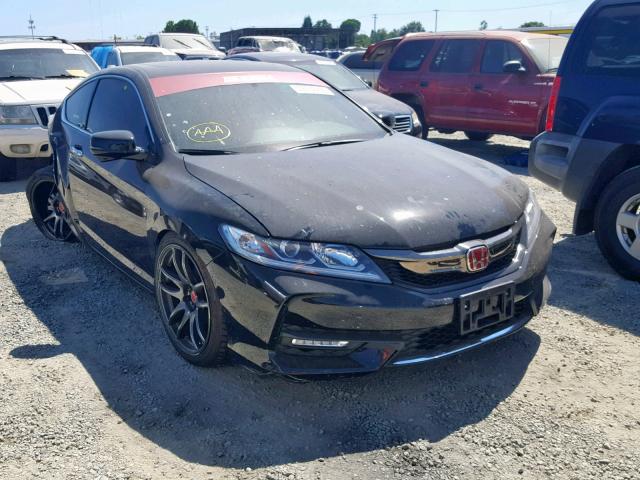 1HGCT2A81HA001380 - 2017 HONDA ACCORD EXL BLACK photo 1