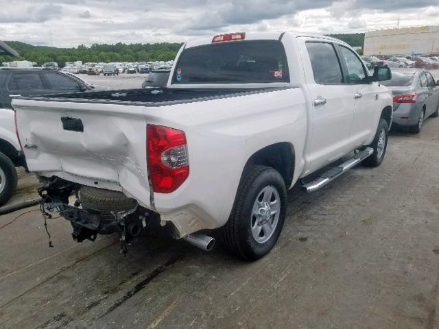 5TFAW5F10FX419904 - 2015 TOYOTA TUNDRA CRE WHITE photo 4