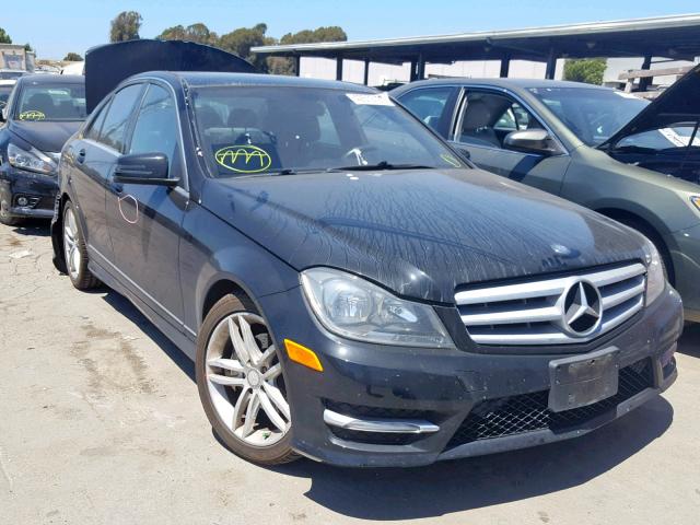 WDDGF4HB5CA630529 - 2012 MERCEDES-BENZ C 250 BLACK photo 1