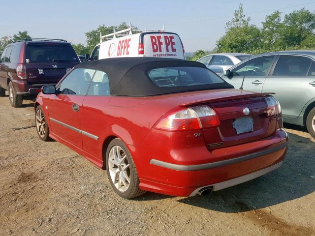 YS3FH79Y656005933 - 2005 SAAB 9-3 AERO RED photo 3