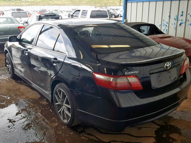 4T1BK46K67U518857 - 2007 TOYOTA CAMRY NEW BLACK photo 3