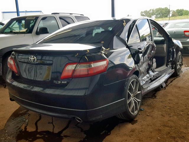 4T1BK46K67U518857 - 2007 TOYOTA CAMRY NEW BLACK photo 4