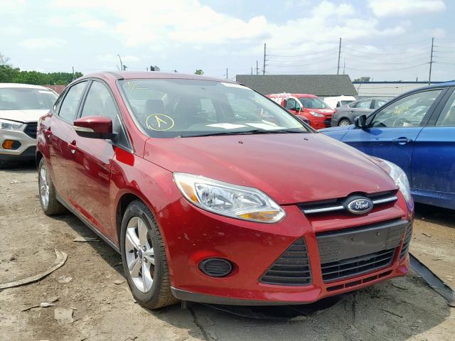 1FADP3F22DL156378 - 2013 FORD FOCUS SE RED photo 1