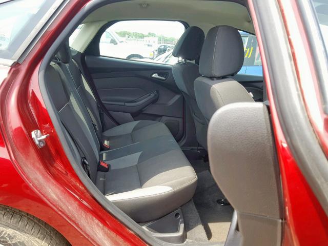 1FADP3F22DL156378 - 2013 FORD FOCUS SE RED photo 6