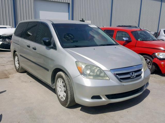 5FNRL382X6B045964 - 2006 HONDA ODYSSEY LX SILVER photo 1