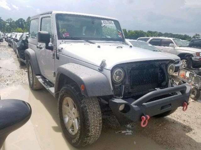 1C4AJWAG7CL166163 - 2012 JEEP WRANGLER S SILVER photo 1