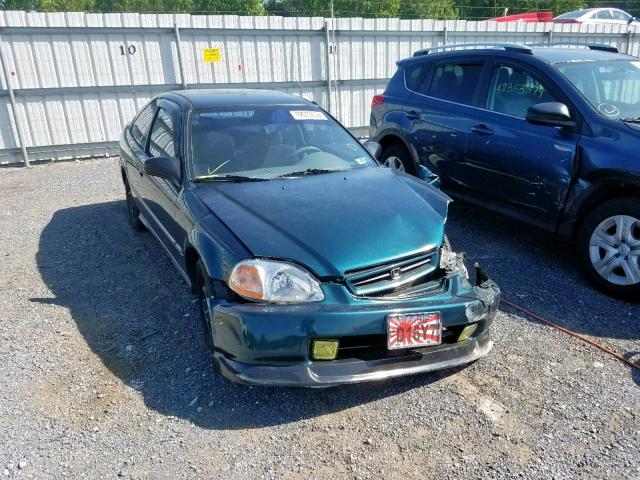 1HGEJ6226WL113786 - 1998 HONDA CIVIC DX GREEN photo 1