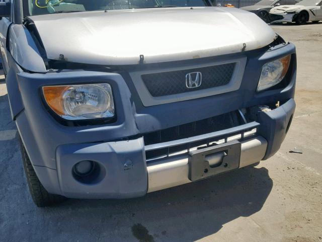 5J6YH286X6L009189 - 2006 HONDA ELEMENT EX SILVER photo 9