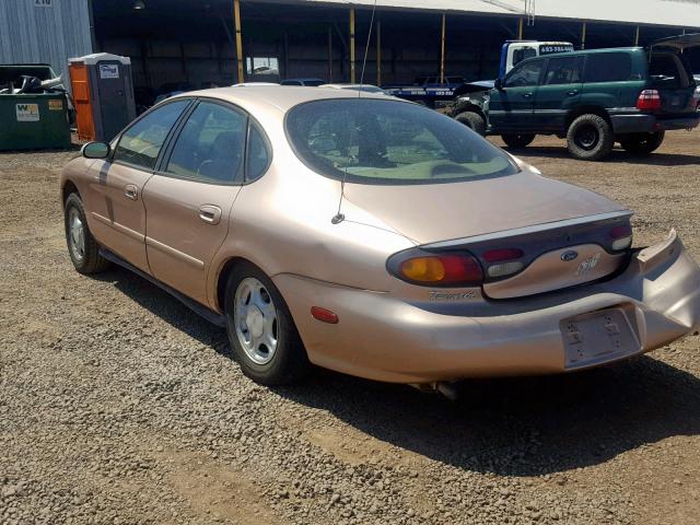 1FALP52U9VA266419 - 1997 FORD TAURUS GL GOLD photo 3