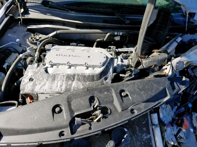 1HGCP3F82BA024127 - 2011 HONDA ACCORD EXL SILVER photo 7