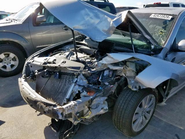 1HGCP3F82BA024127 - 2011 HONDA ACCORD EXL SILVER photo 9