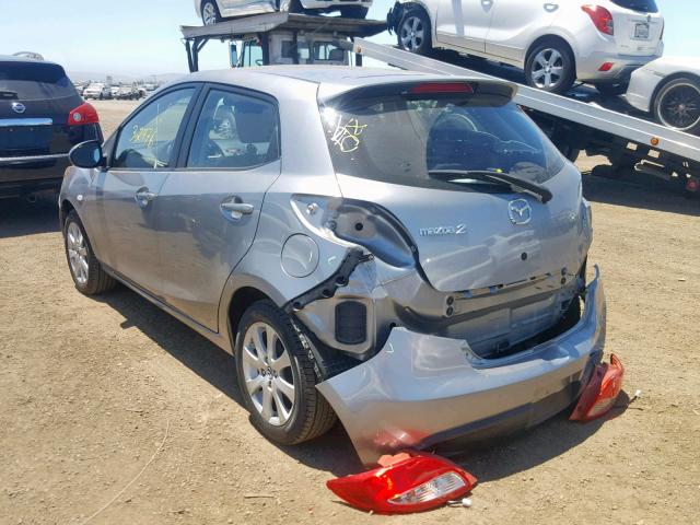 JM1DE1LZ0E0175424 - 2014 MAZDA MAZDA2 TOU GRAY photo 3