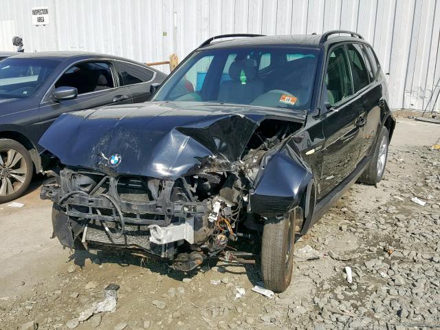 WBXPA73434WB27904 - 2004 BMW X3 2.5I BLACK photo 2