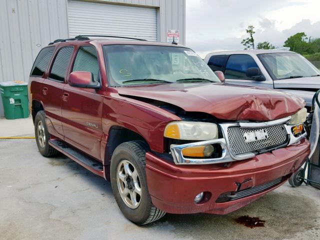 1GKEK63U22J279261 - 2002 GMC DENALI BURGUNDY photo 1