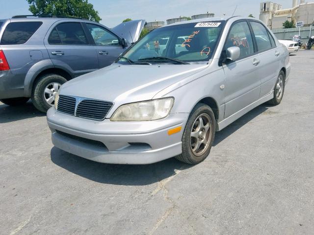 JA3AJ86E92U057889 - 2002 MITSUBISHI LANCER OZ SILVER photo 2