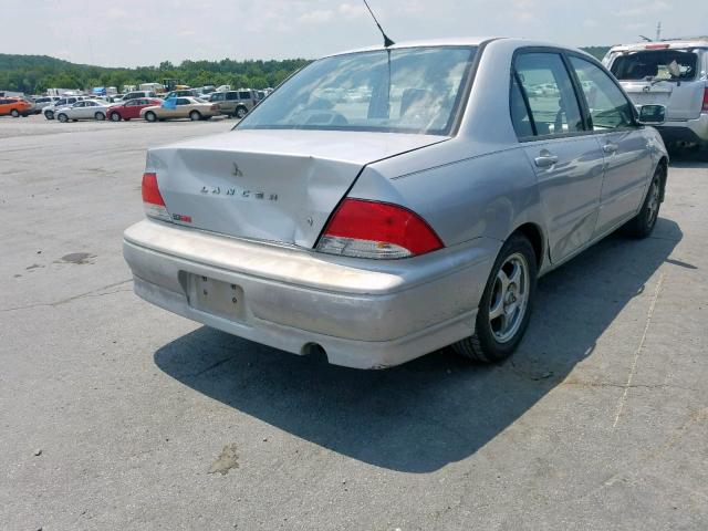 JA3AJ86E92U057889 - 2002 MITSUBISHI LANCER OZ SILVER photo 4