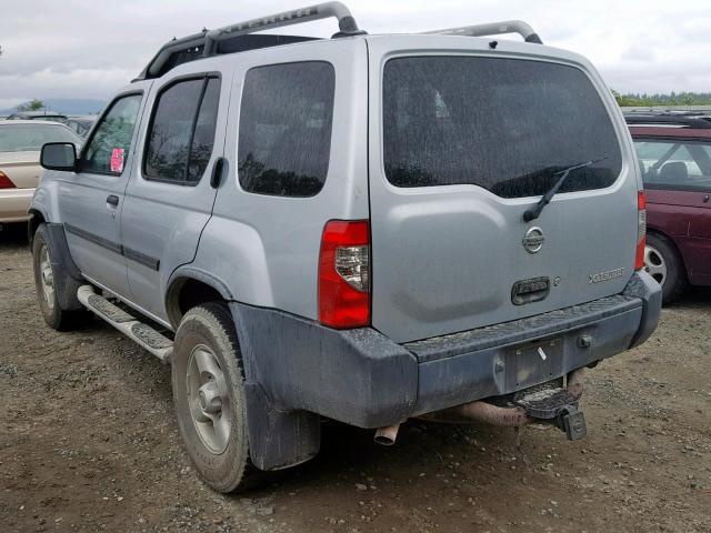 5N1ED28Y13C656061 - 2003 NISSAN XTERRA XE SILVER photo 3