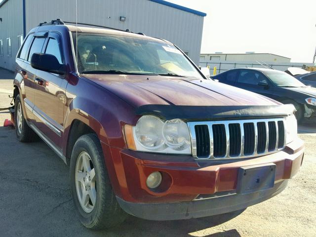 1J8HR58N17C544434 - 2007 JEEP GRAND CHER BURGUNDY photo 1