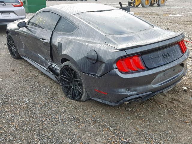 1FA6P8CF3J5183019 - 2018 FORD MUSTANG GT BLACK photo 3