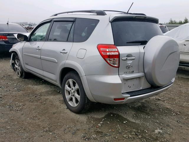 2T3DK4DVXCW078570 - 2012 TOYOTA RAV4 LIMIT SILVER photo 3