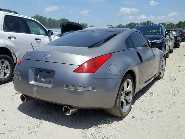 JN1BZ34D28M702406 - 2008 NISSAN 350Z COUPE GRAY photo 4