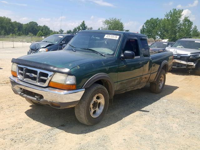 1FTZR15X8XPB82444 - 1999 FORD RANGER SUP GREEN photo 2