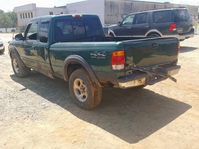 1FTZR15X8XPB82444 - 1999 FORD RANGER SUP GREEN photo 3