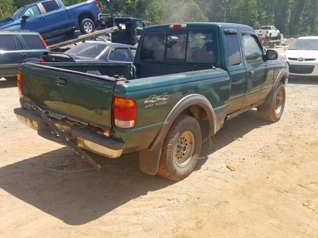 1FTZR15X8XPB82444 - 1999 FORD RANGER SUP GREEN photo 4