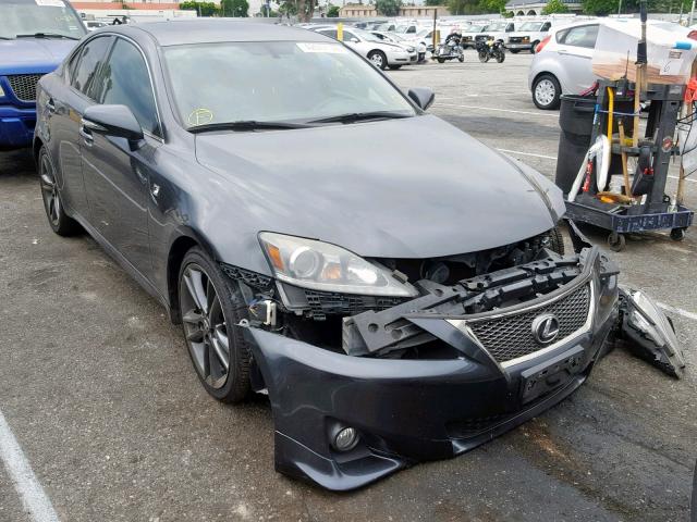 JTHBF5C22B5133140 - 2011 LEXUS IS 250 GRAY photo 1