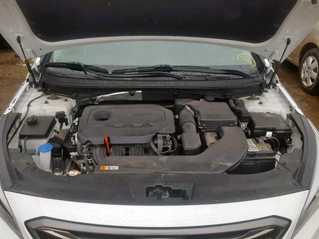 5NPE34AF5GH267607 - 2016 HYUNDAI SONATA SPO WHITE photo 7