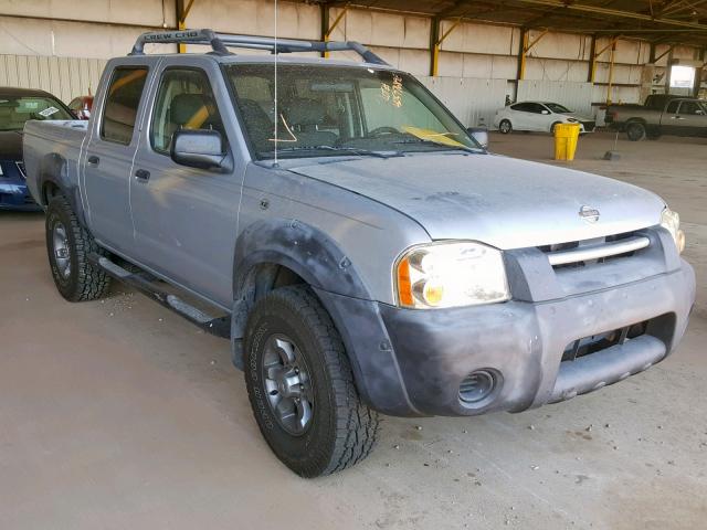 1N6ED27T81C344274 - 2001 NISSAN FRONTIER C SILVER photo 1