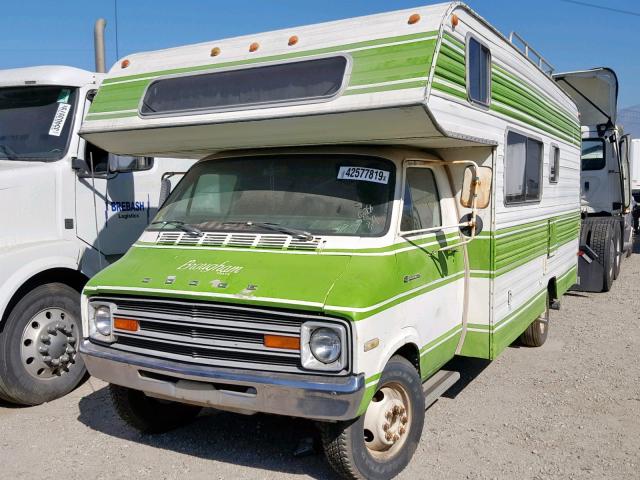 F44CF6V089504 - 1979 DODGE SPORTSMAN WHITE photo 2