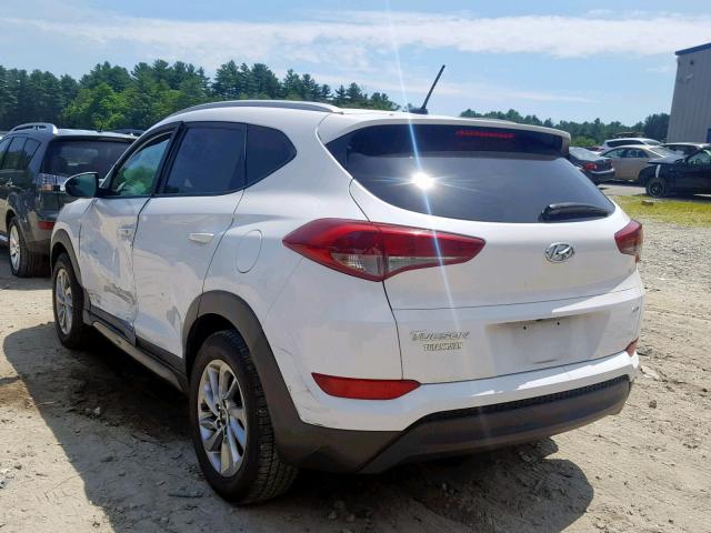 KM8J3CA48GU135224 - 2016 HYUNDAI TUCSON LIM WHITE photo 3