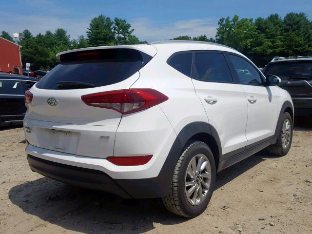 KM8J3CA48GU135224 - 2016 HYUNDAI TUCSON LIM WHITE photo 4