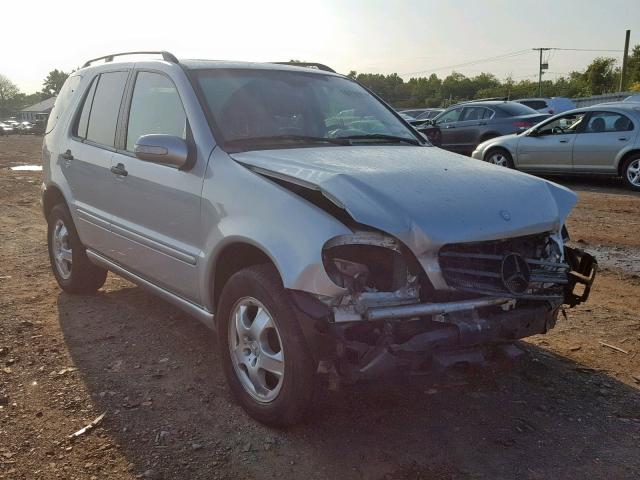 4JGAB57E64A460885 - 2004 MERCEDES-BENZ ML 350 SILVER photo 1