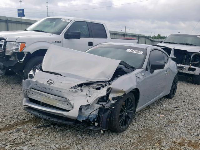 JF1ZNAA12D2733172 - 2013 TOYOTA SCION FR-S SILVER photo 2